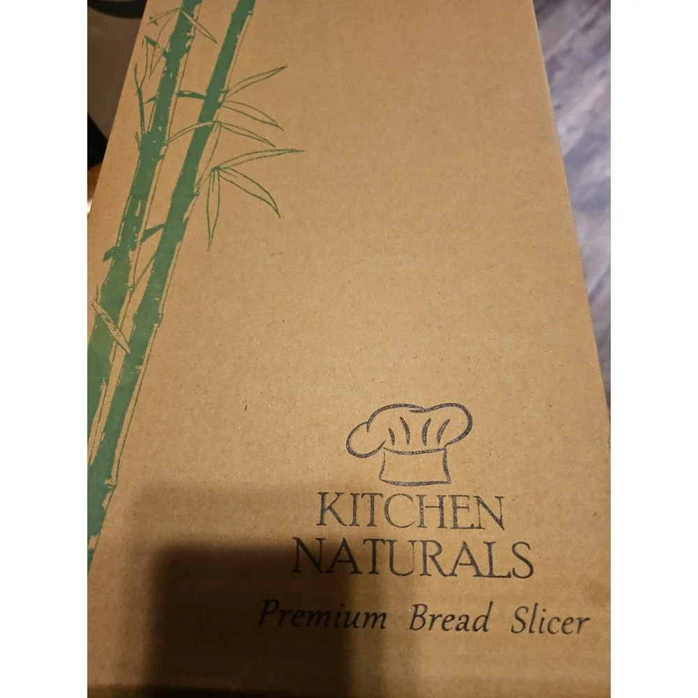 Kitchen Naturals Premium Bamboo Foldable Bread Slicer New in Box
